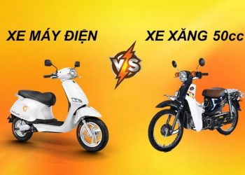 Xe máy 50cc có loại chạy bằng điện và bằng xăng