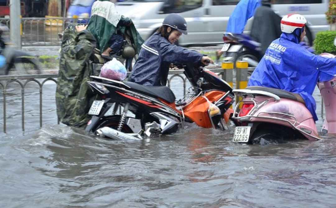 Bugi ướt do tình trạng ngập nước