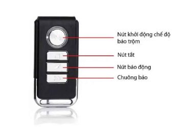 Cách sử dụng khóa chống trộm xe máy bằng thiết bị cảm ứng rung