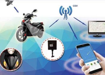 Khóa xe máy bằng GPS