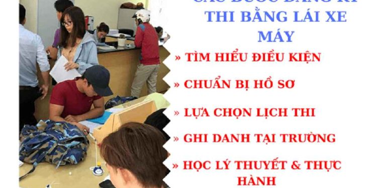 Hướng dẫn cách đăng ký bằng A1 lái xe: Các bước cần thực hiện