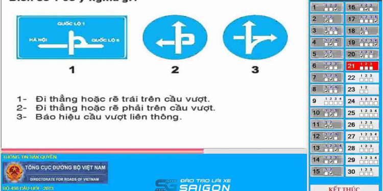 Các dạng bài tập trong kỳ thi lý thuyết thi bằng lái xe máy
