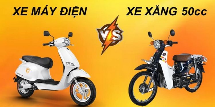Xe máy 50cc có loại chạy bằng điện và bằng xăng