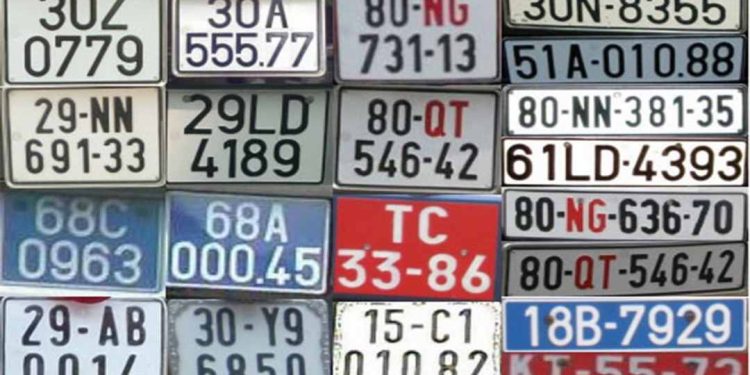Biển số xe các tỉnh thành có sự khác biệt về mã vùng