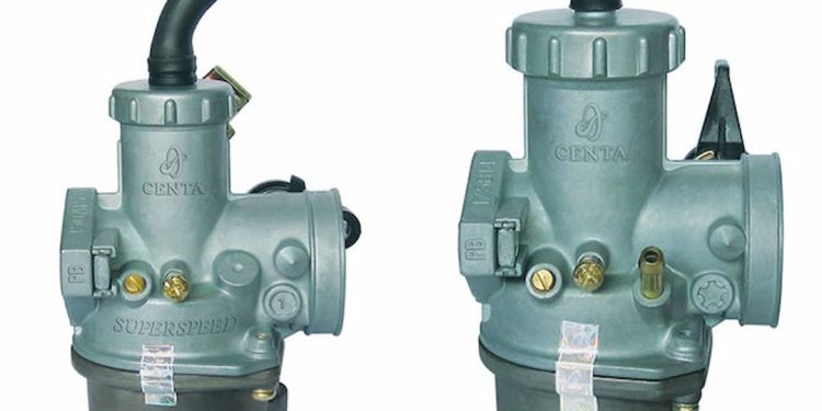 Bình xăng con có 3 ống khuếch tán được đặt nối tiếp nhau