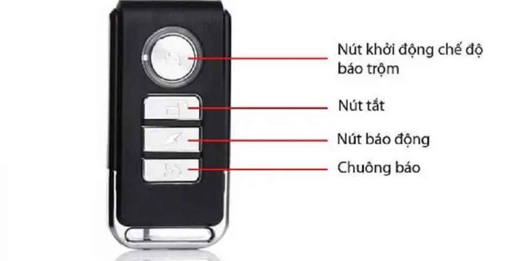 Cách sử dụng khóa chống trộm xe máy bằng thiết bị cảm ứng rung